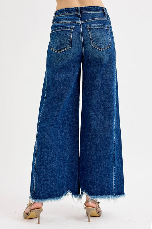 Curvy Flatter Me Wide Leg Jeans By Risen
