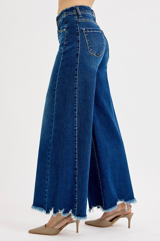 Curvy Flatter Me Wide Leg Jeans By Risen