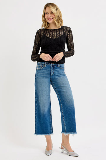 Weekend Crush Crop Jeans By Risen
