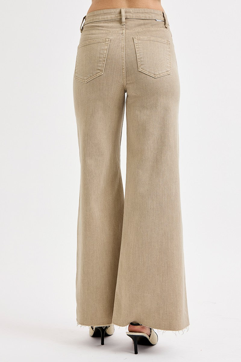 Risen High Rise Tummy Control Lurex Palazzo
