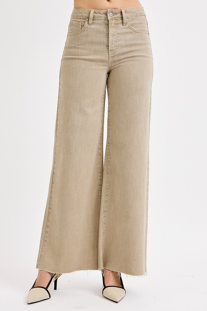 Risen High Rise Tummy Control Lurex Palazzo