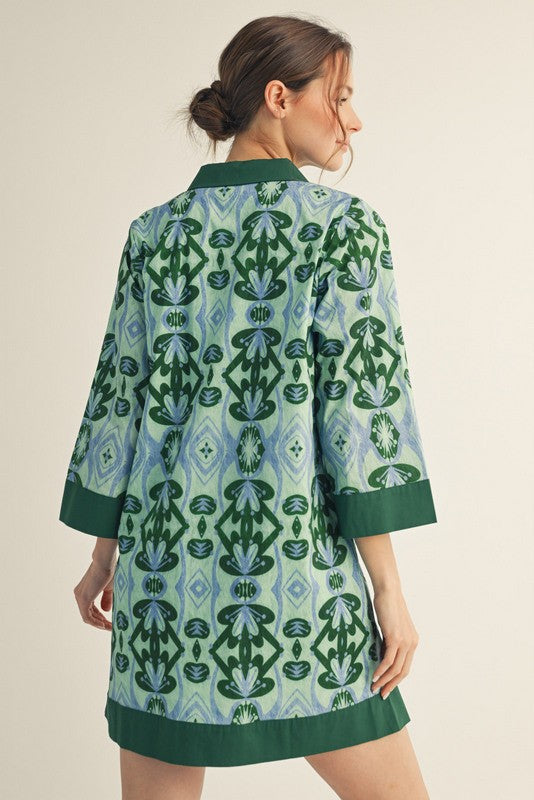Curvy Emerald Garden Dress By Jodifl
