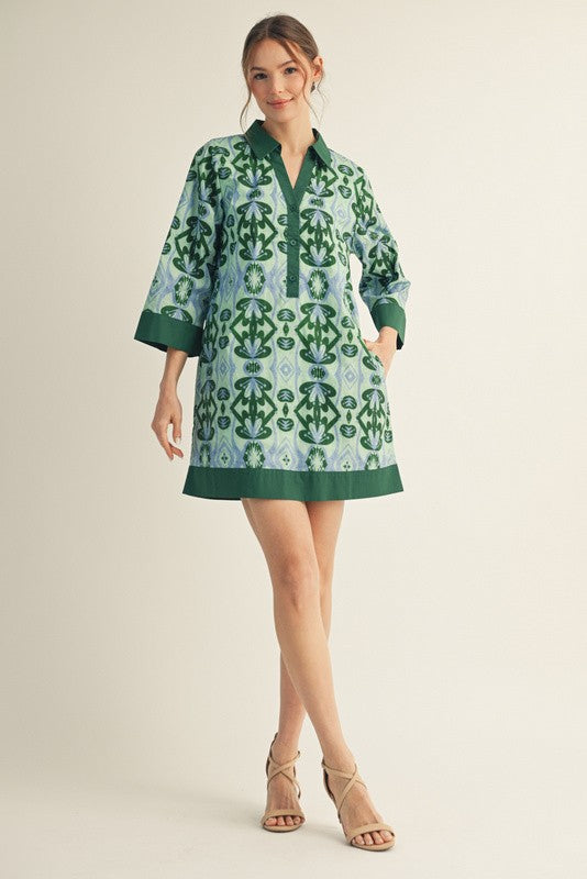 Curvy Emerald Garden Dress By Jodifl
