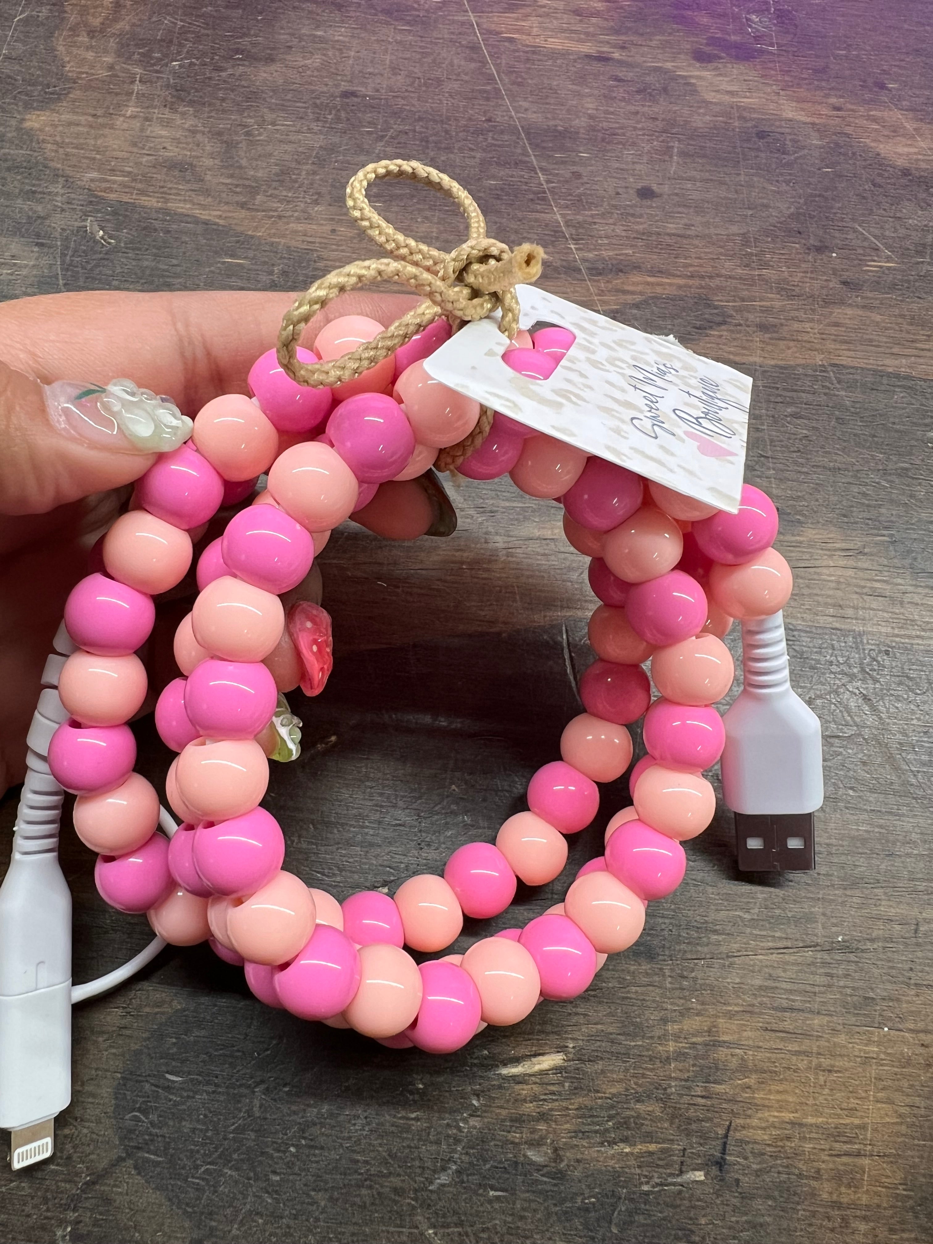 Beaded Cord Phone Charger