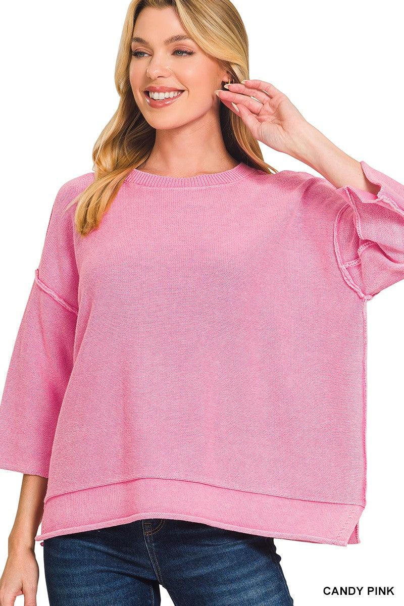 The Weekend Retreat Boxy Sweater