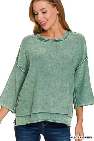 The Weekend Retreat Boxy Sweater