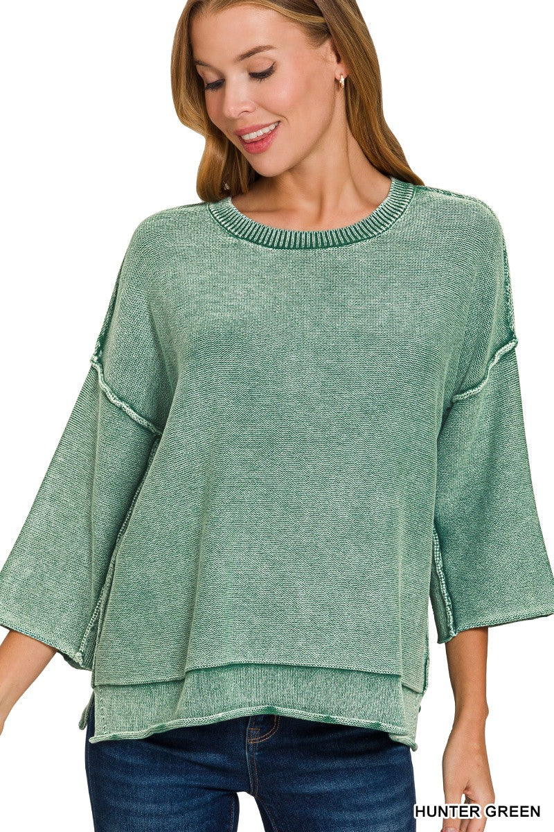 The Weekend Retreat Boxy Sweater