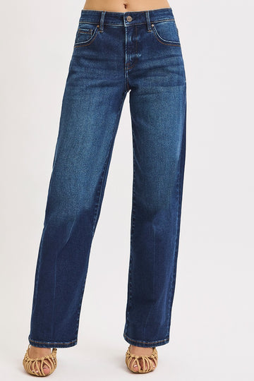 Judy Blue High-Waist Retro Wide Leg Jeans - Whiskey Skies Judy Blue High-Waist Retro Wide Leg Jeans - Whiskey Skies
