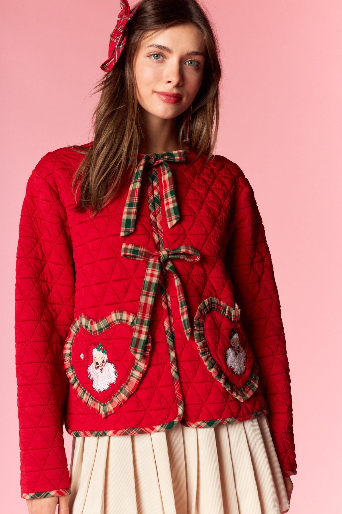 Santa's Sweetheart Quilted Jacket
