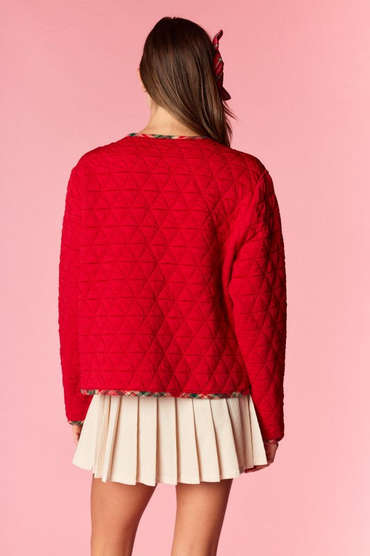 Quilted Santa Heart Jacket By Rareraw