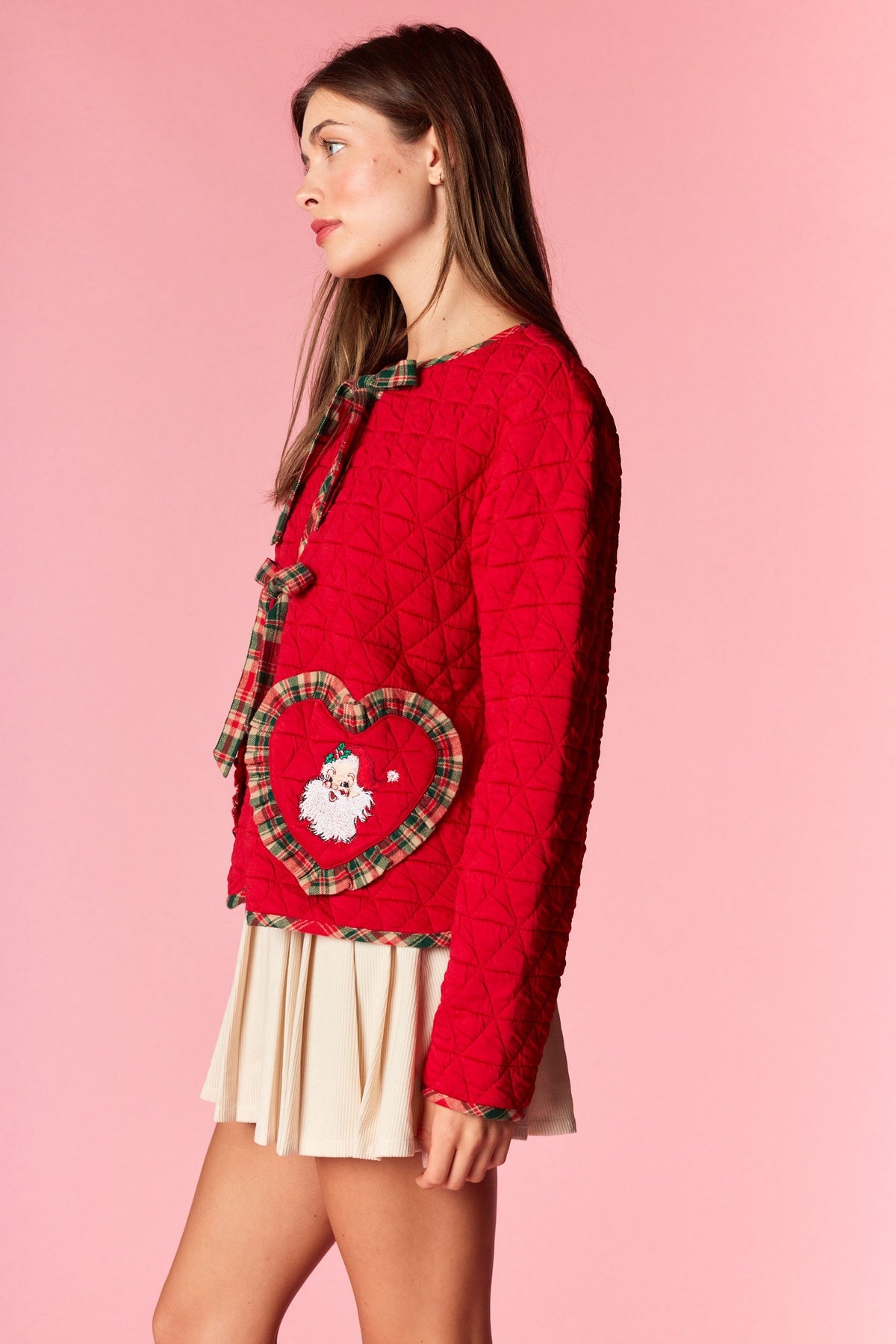 Santa's Sweetheart Quilted Jacket