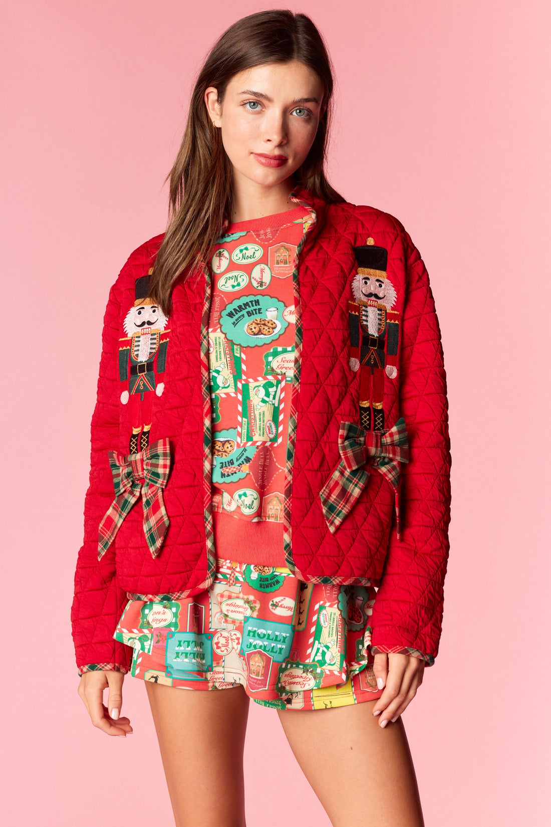 Nutcracker Bow Quilted Jacket By Rareraw