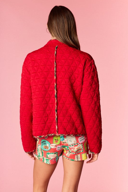 Nutcracker Bow Quilted Jacket By Rareraw