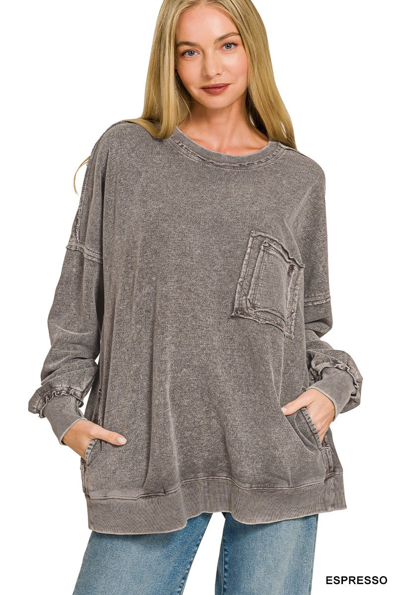 Vintage Soul Halo Washed Sweatshirt