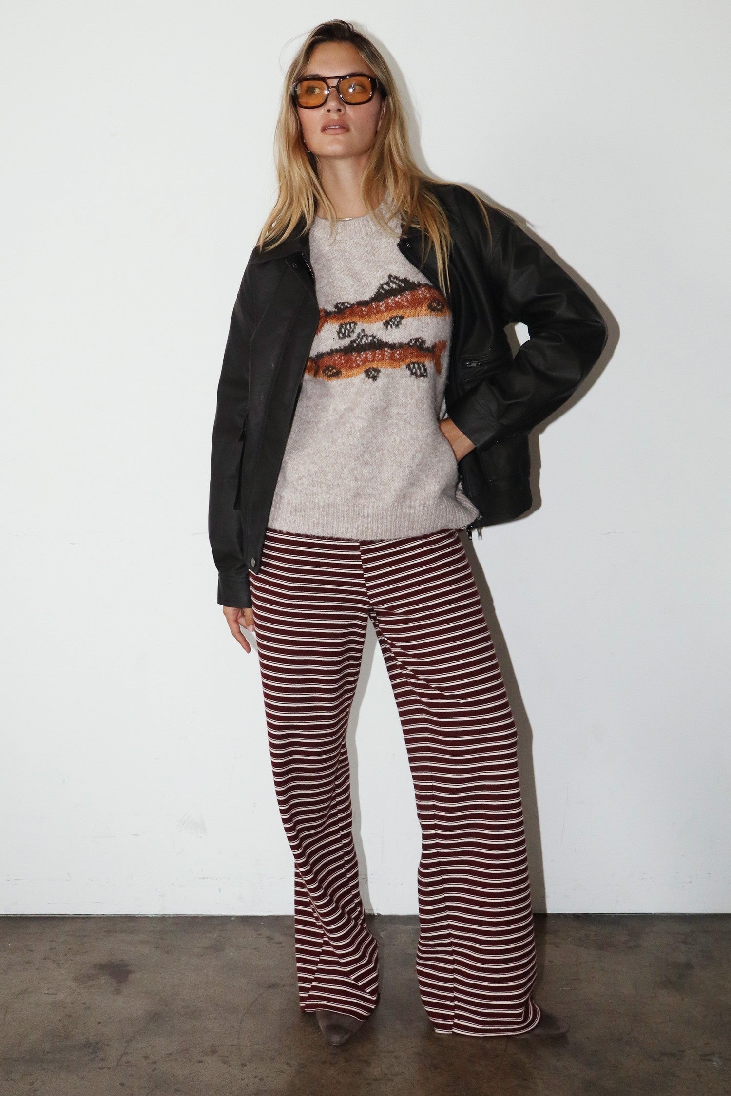 Reel Cute Trout Sweater By Bailey Rose
