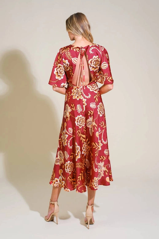 Contemporary Midi Printed Dress