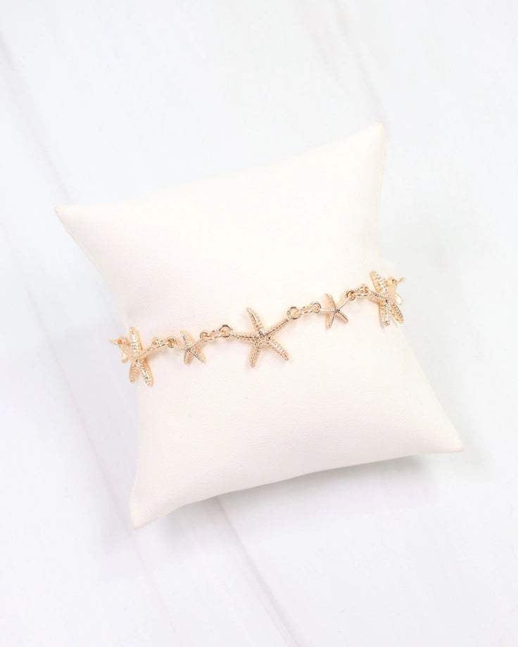 Soleil Starfish Bracelet By Caroline Hill