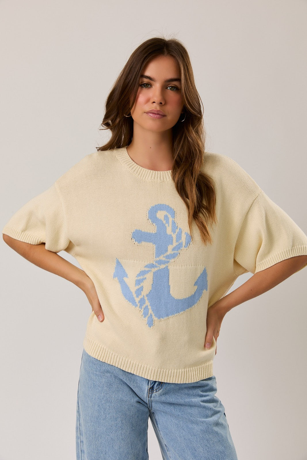 The Butter Anchor Sweater By Lelis