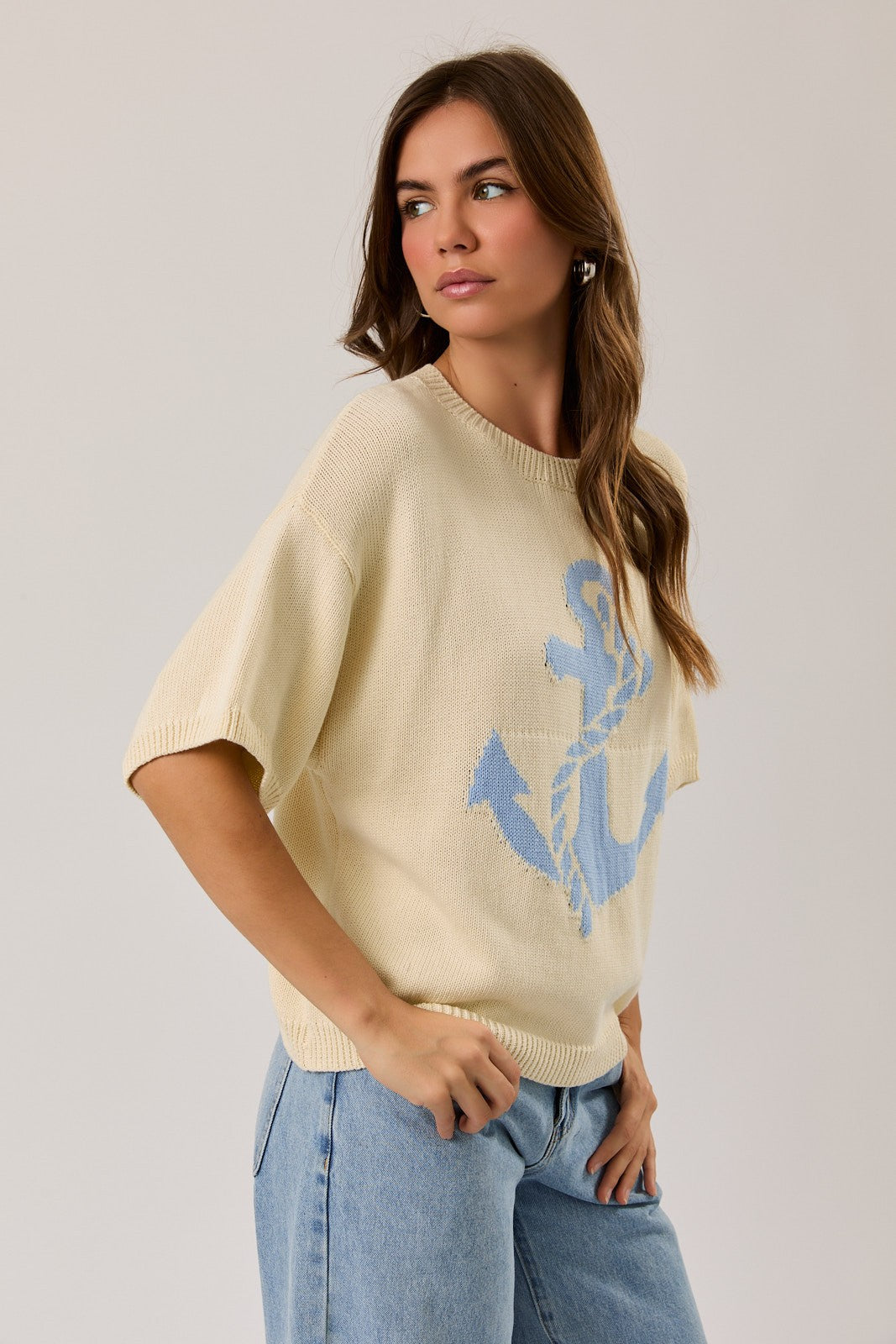 The Butter Anchor Sweater By Lelis