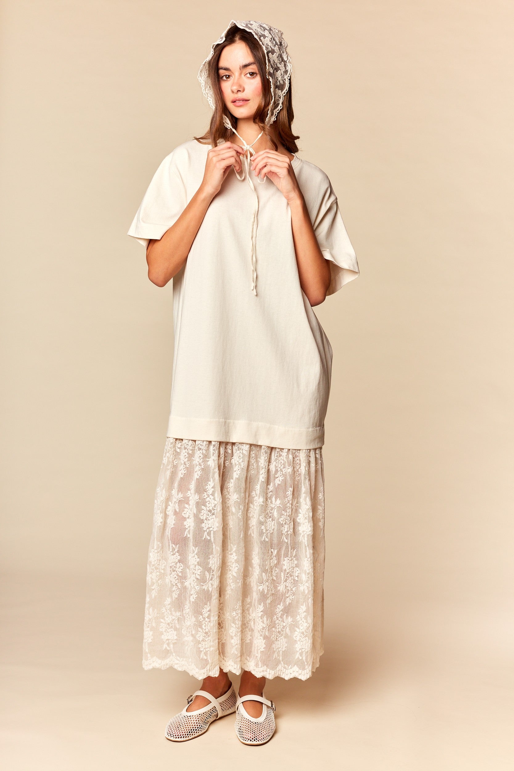 Grace Upon Grace Lace Midi Dress By Rareraw