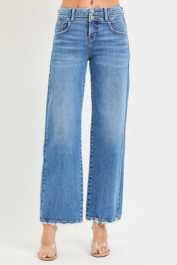 Downtown Darling Wide Leg Jeans By Risen