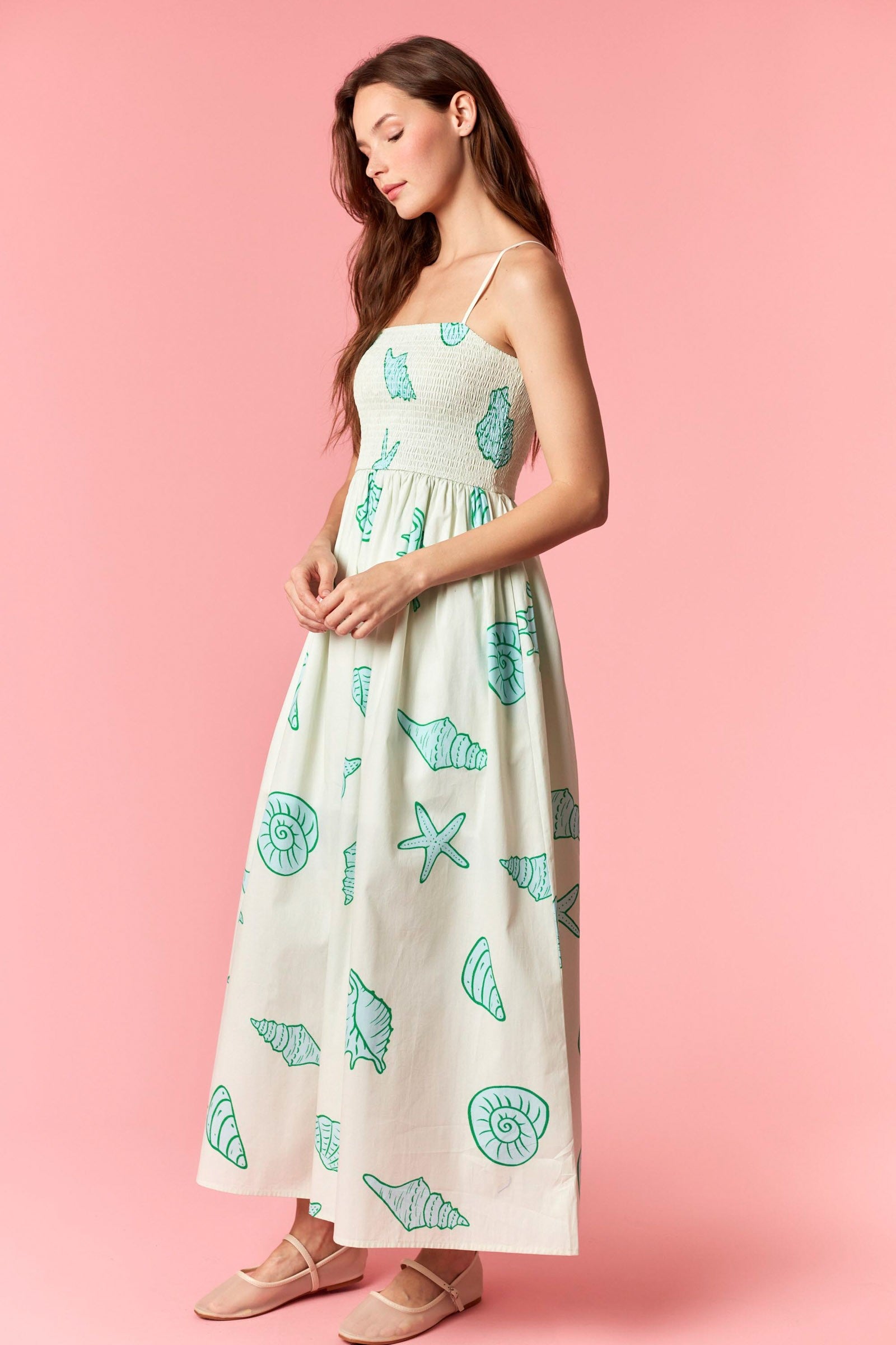 Seaside Daydream Midi Dress By Peach Love Cali