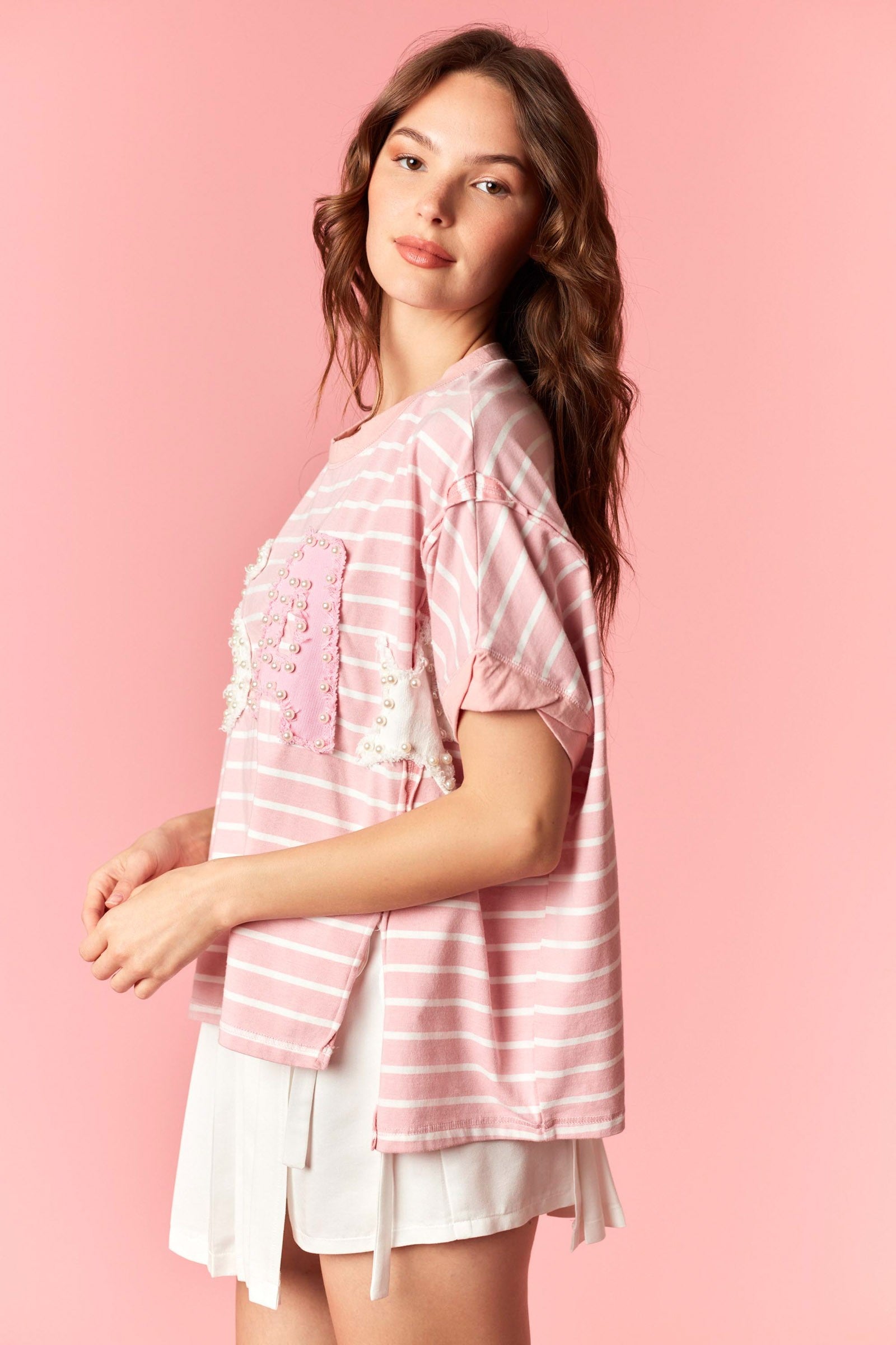 Sweet Liberty Pearl USA Top By Peach Love Cali