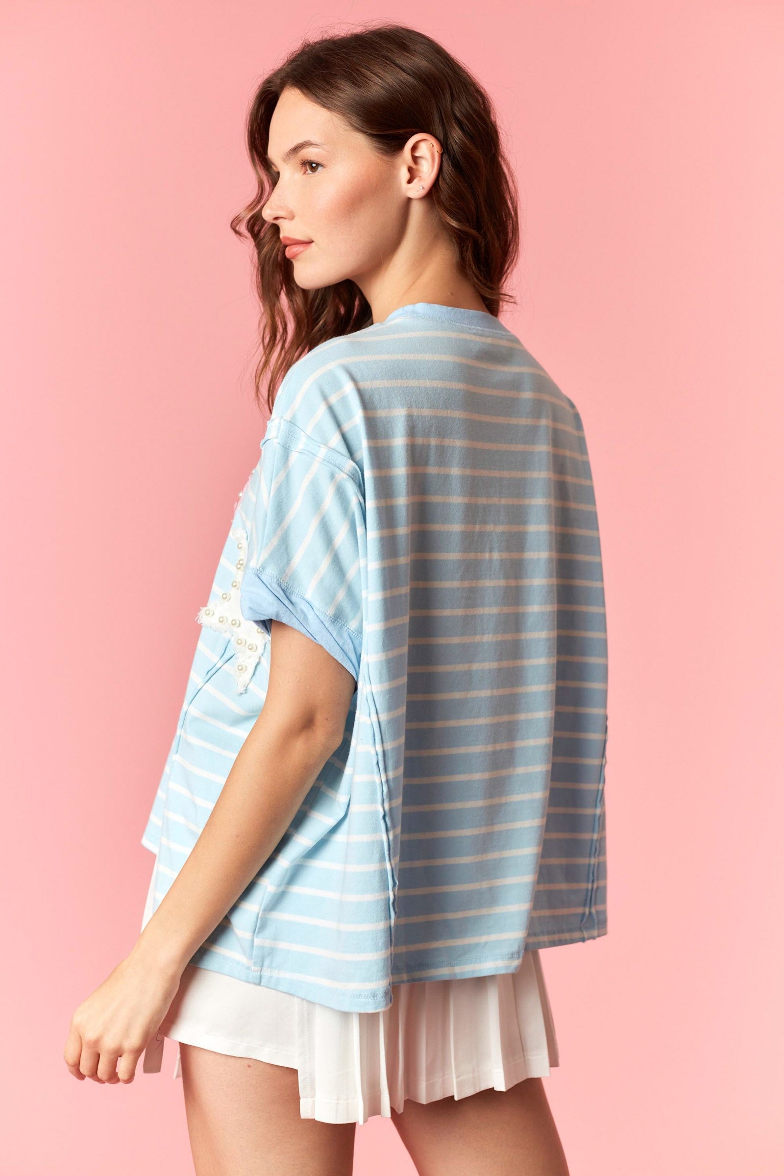 Sweet Liberty Pearl USA Top By Peach Love Cali