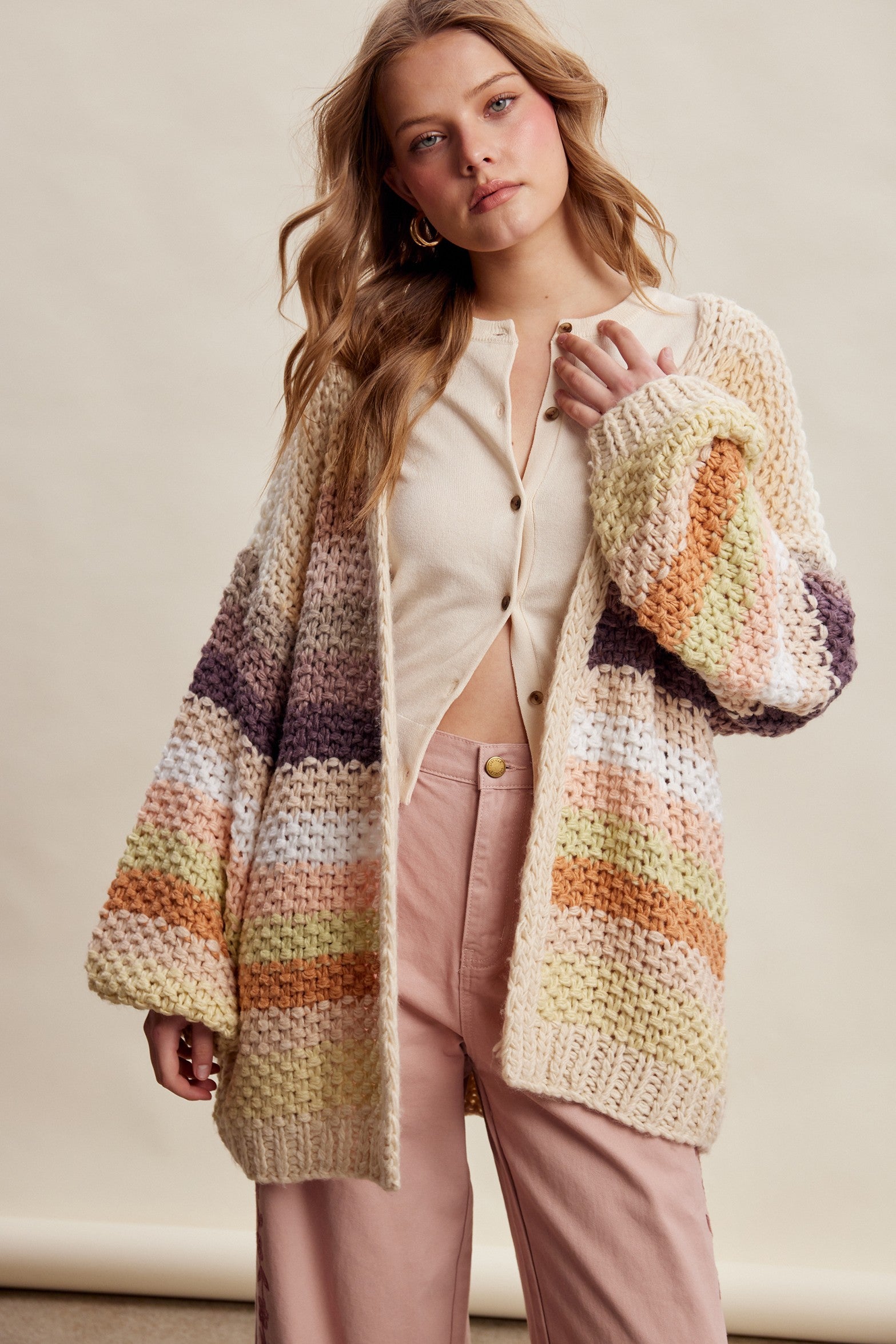 Fireside Sunset Cardigan By Listicle