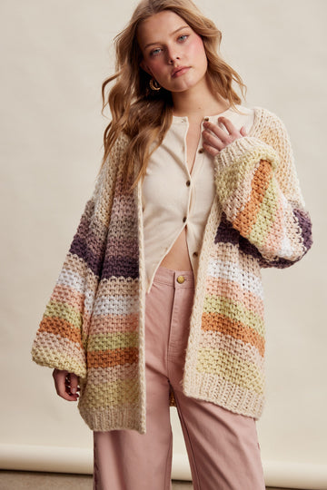 Fireside Sunset Cardigan By Listicle
