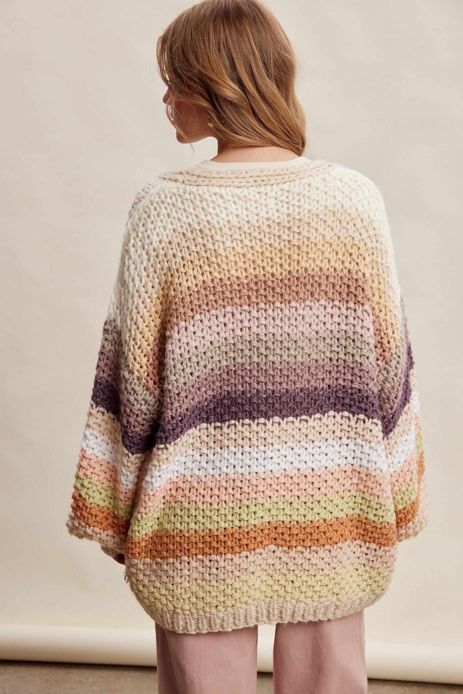 Fireside Sunset Cardigan By Listicle