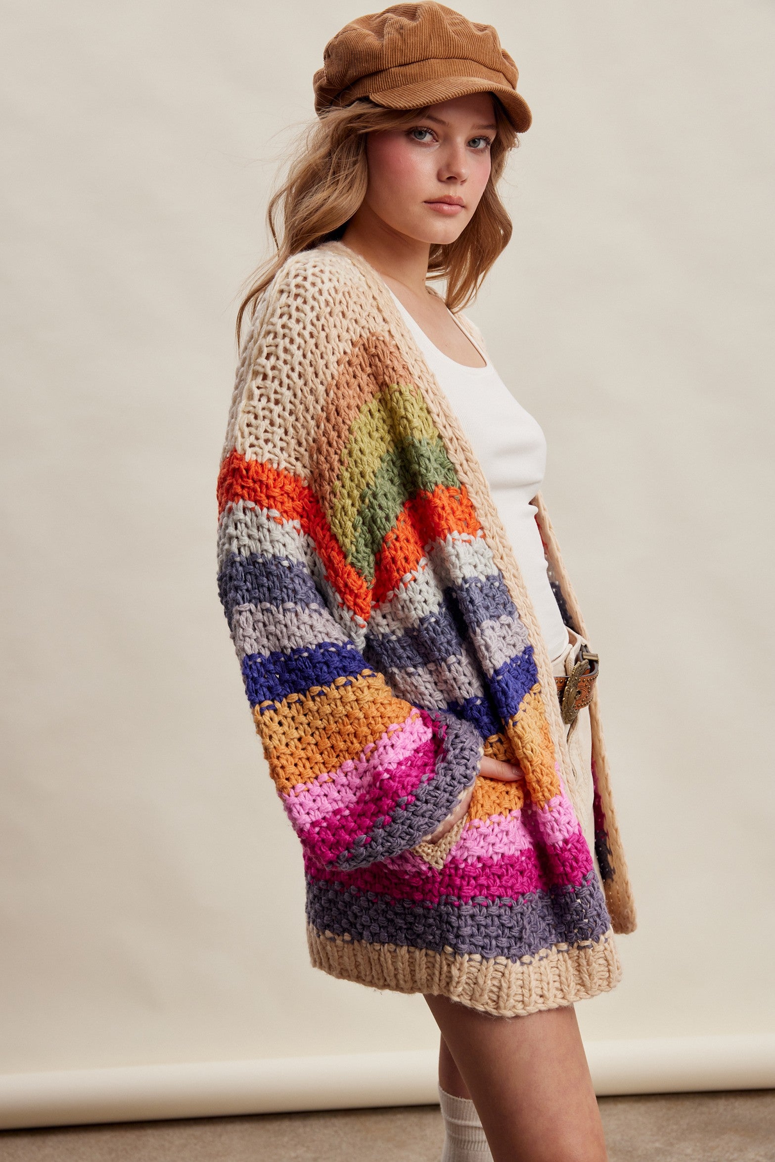 Color Me Cozy Cardigan By Listicle