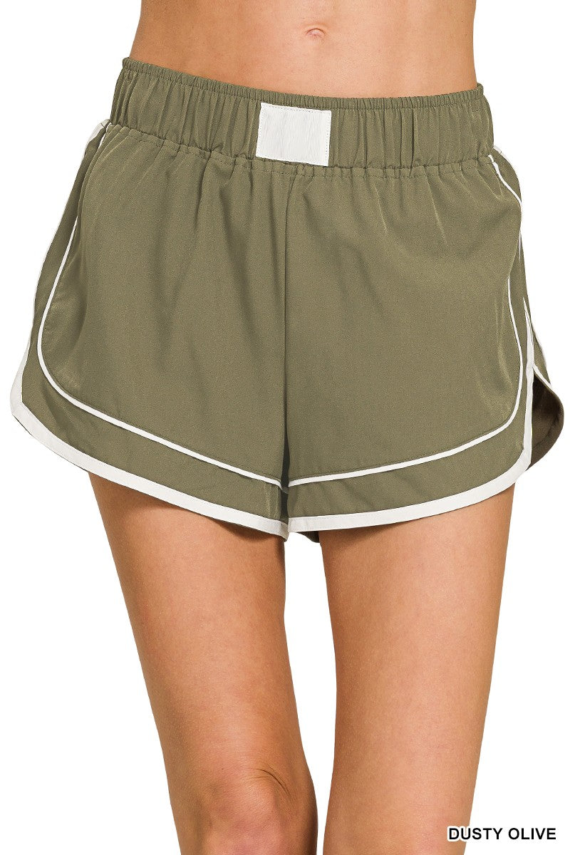 Soft Woven Lined Dolphin Shorts