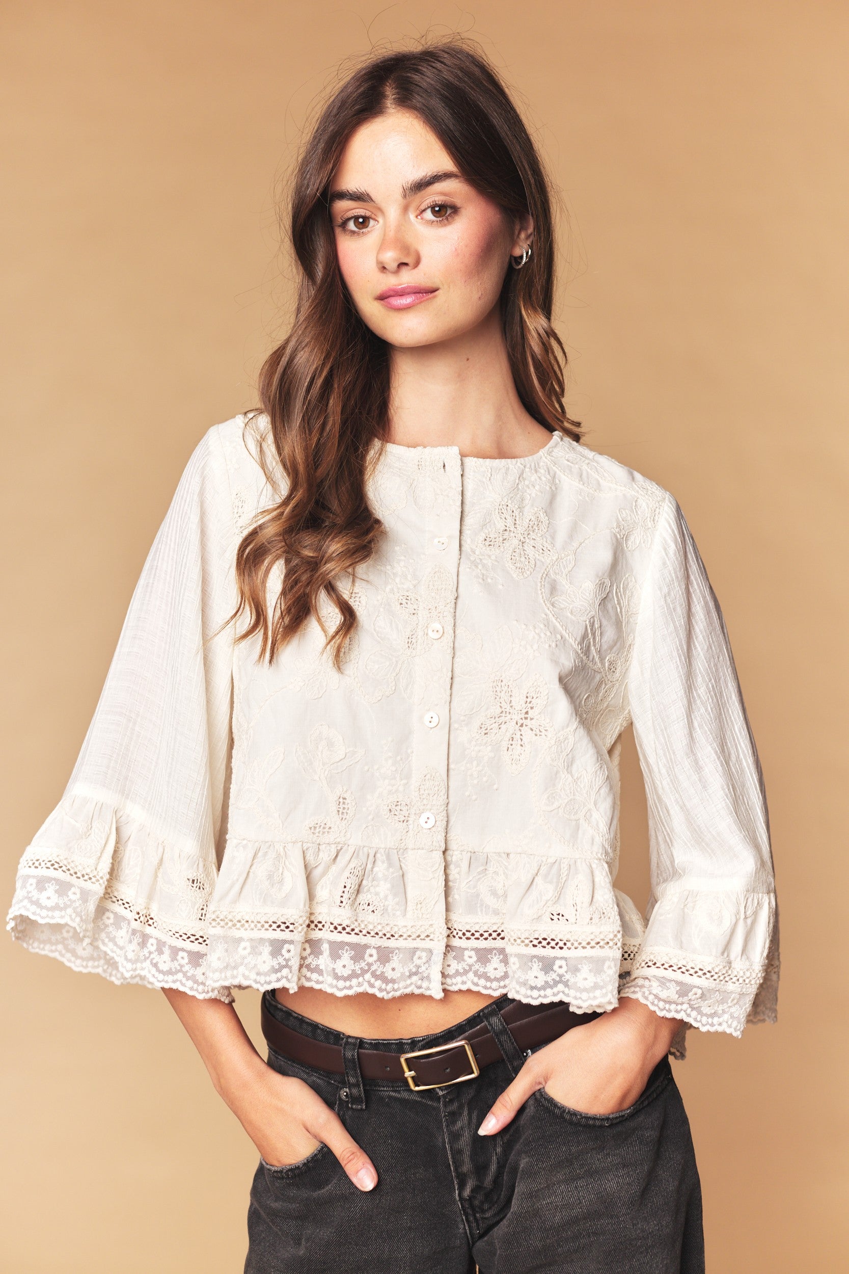 Heirloom Hearts Lace Blouse By Rareraw