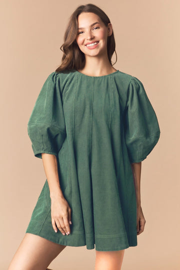 Autumn Darling Corduroy Mini Dress