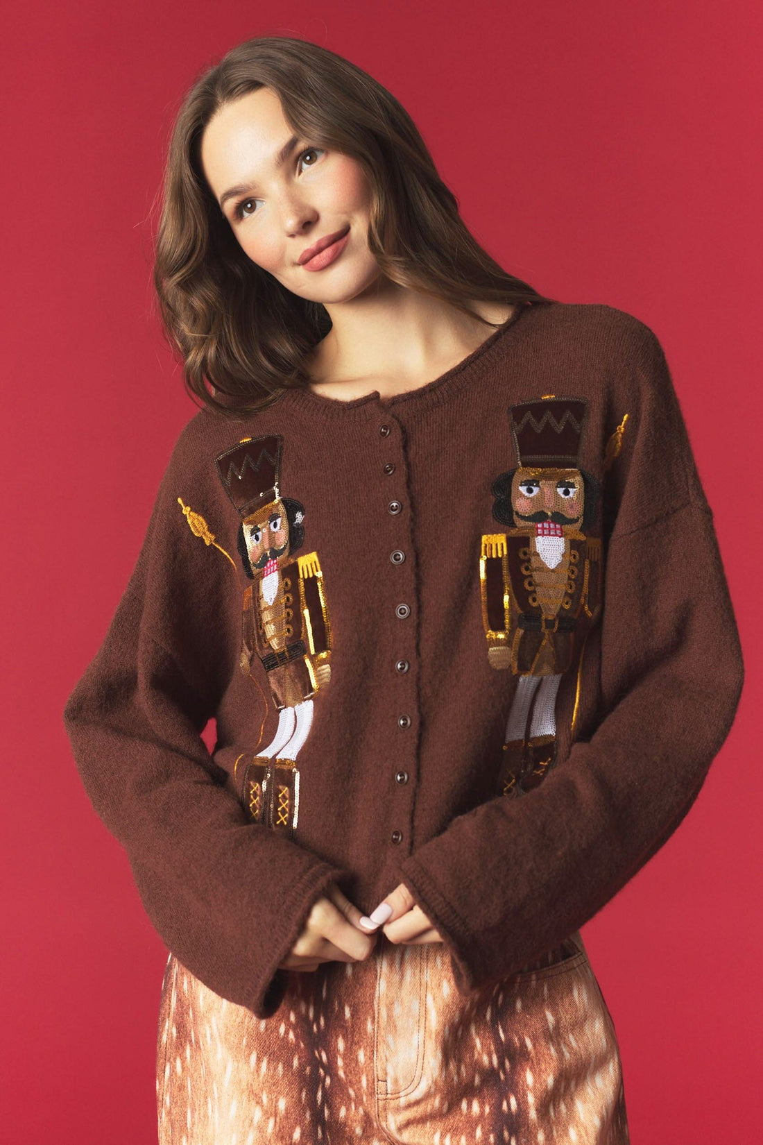 Nutcracker Sparkle Cardigan
