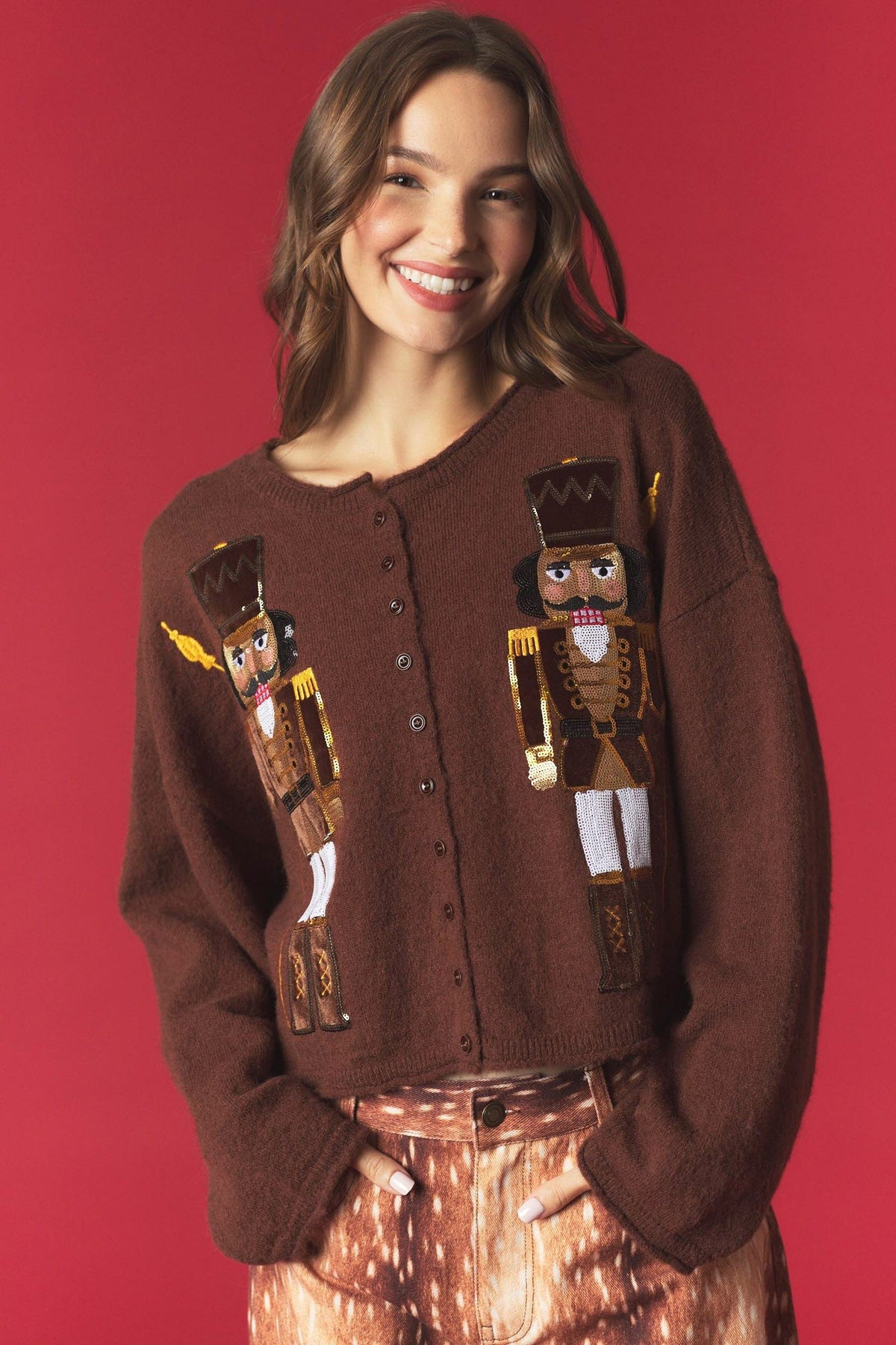 Nutcracker Sparkle Cardigan