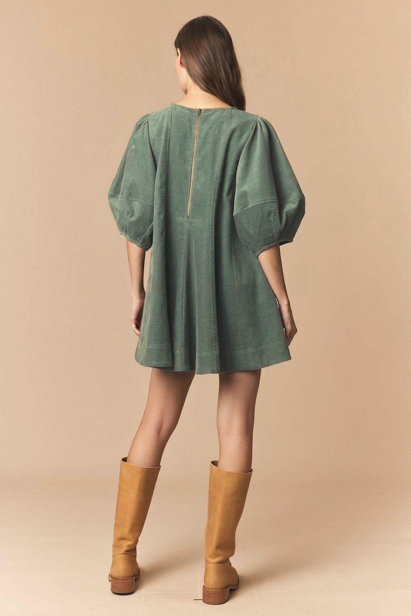 Autumn Darling Corduroy Mini Dress