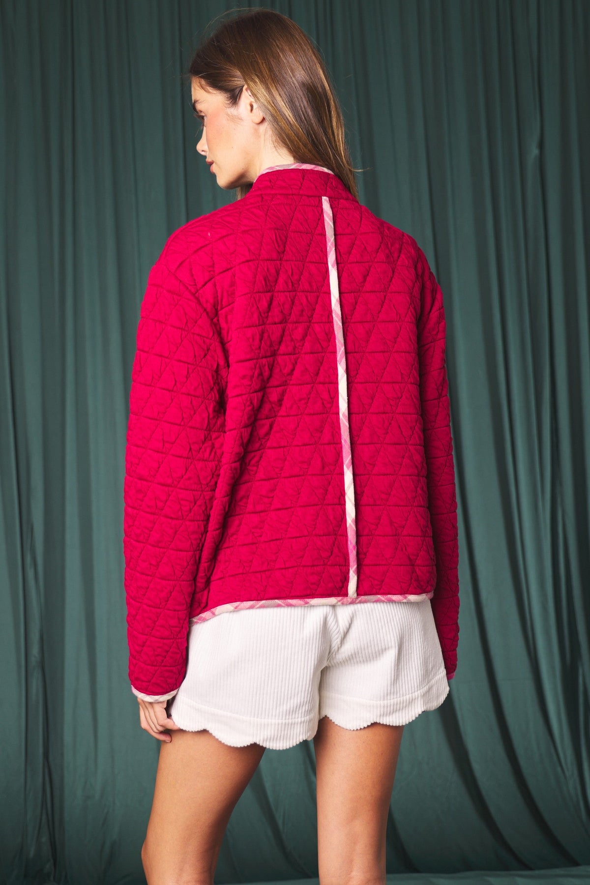 Sugar Plum Teddy Nutcracker Quilted Jacket