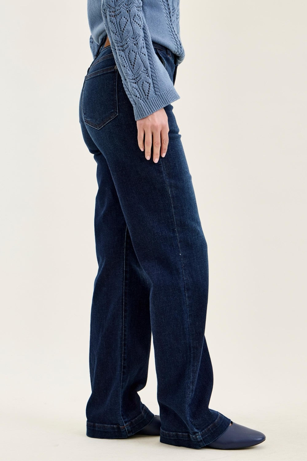 Judy Blue Hw Trouser Wide Leg 82678 FULL RUN