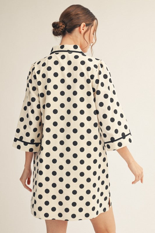 The Pretty in Polka Dress By Jodifil