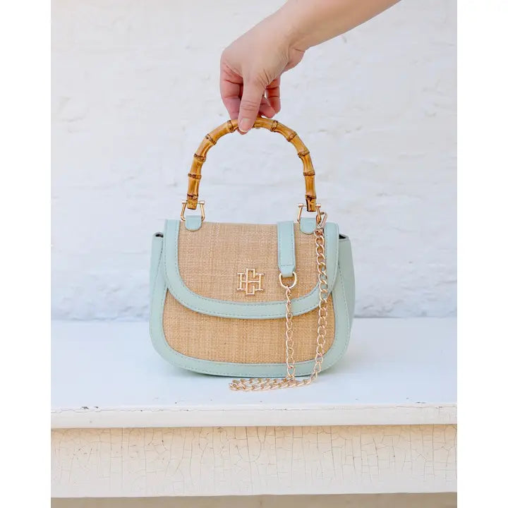 Jessica Handbag Natural Mint By Caroline Hill