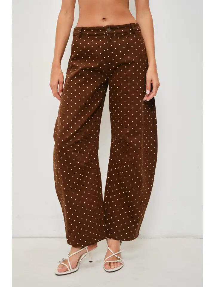 Dot About You Barrel Jeans By Pretty Garbage