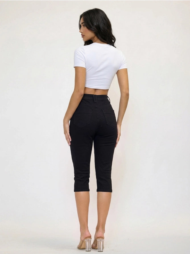 Midnight Muse Capri Jeans By Vibrant