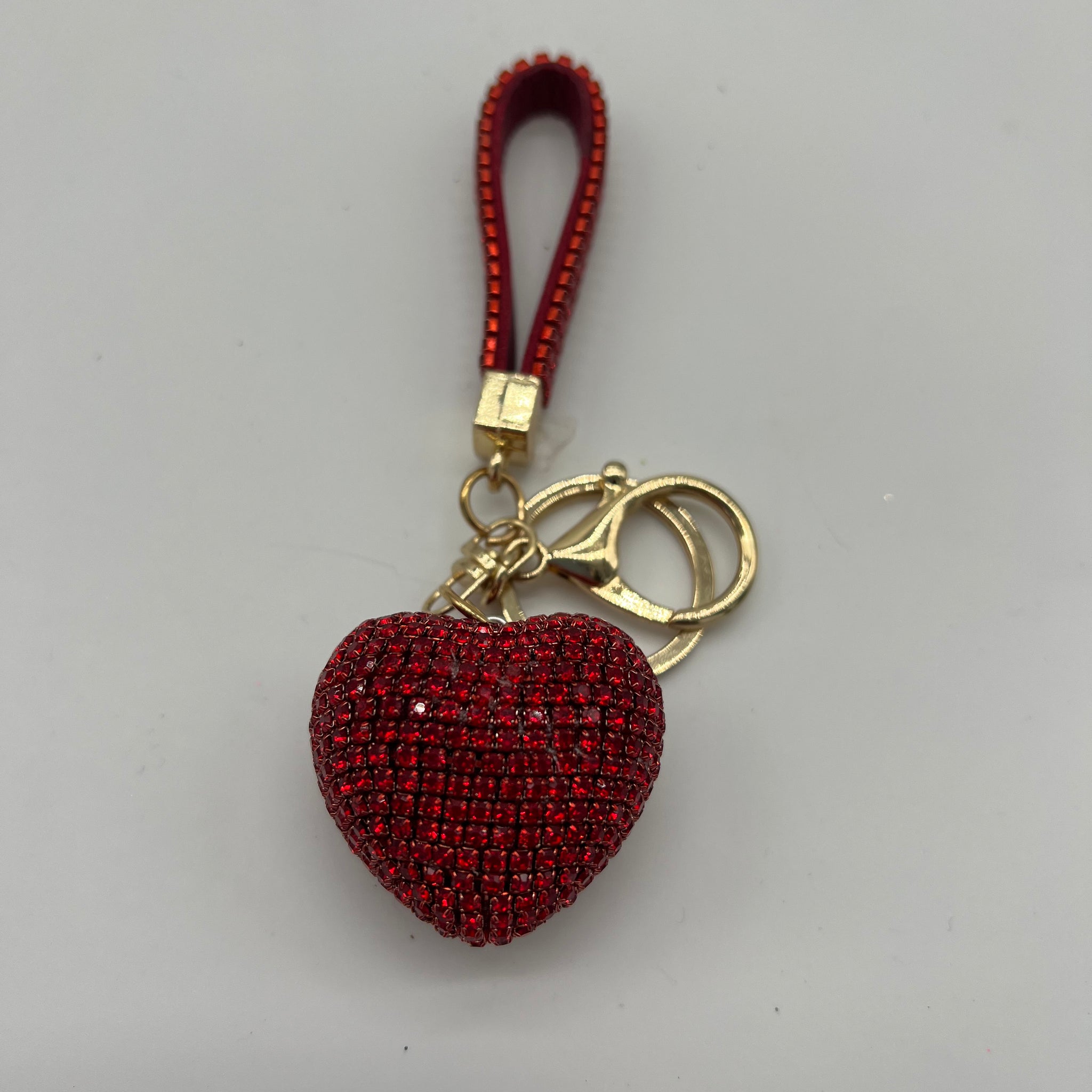 Bling Heart Keychain