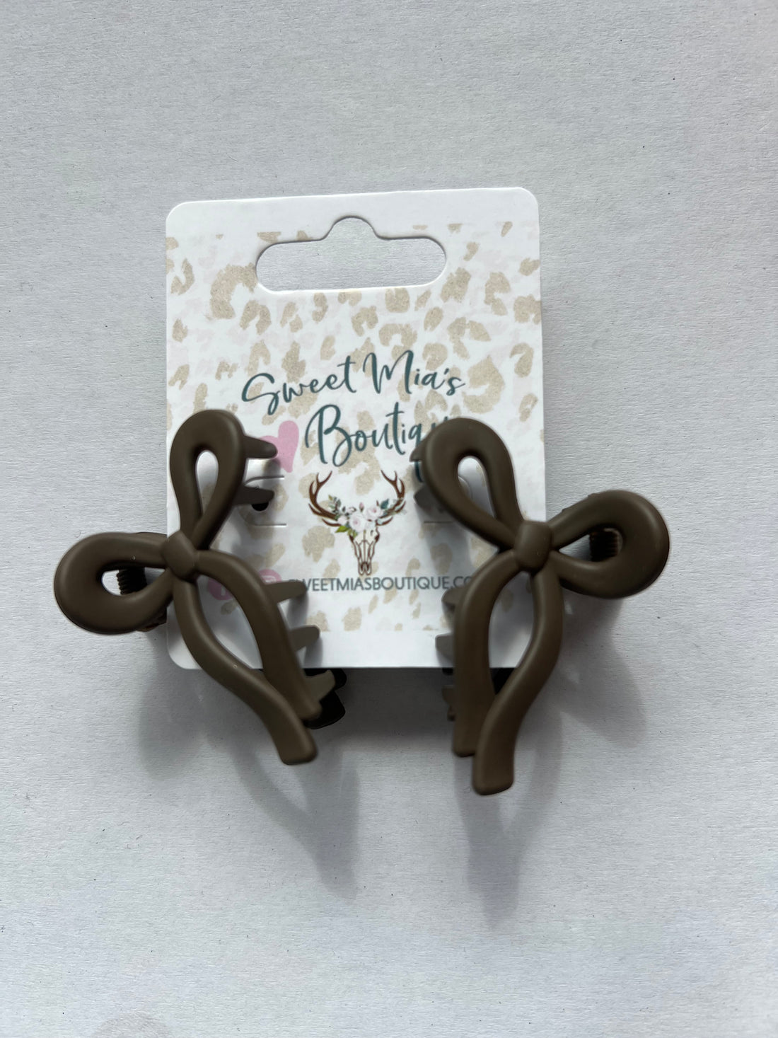 Bows Hair Clips Pair