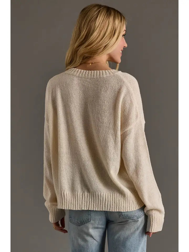Coffee Weather Knit Sweater By Panache