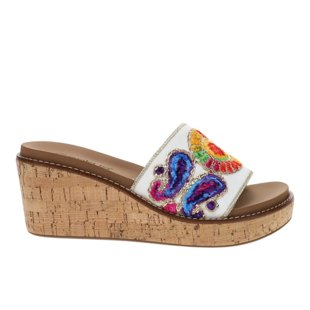 Wanderlust Wedges - Red Multi By Corky's