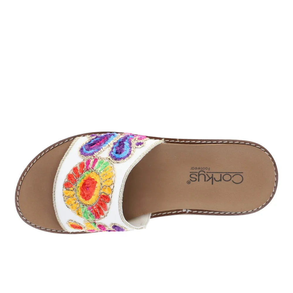 Wanderlust Wedges - Red Multi By Corky's