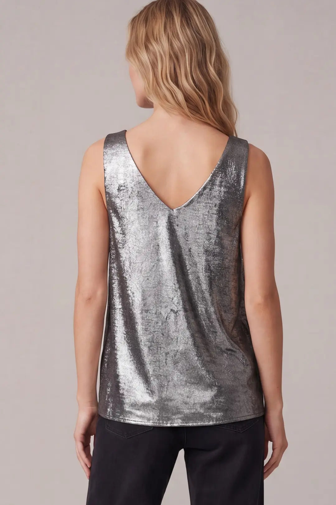 Silver Lining Metallic Foil Tank